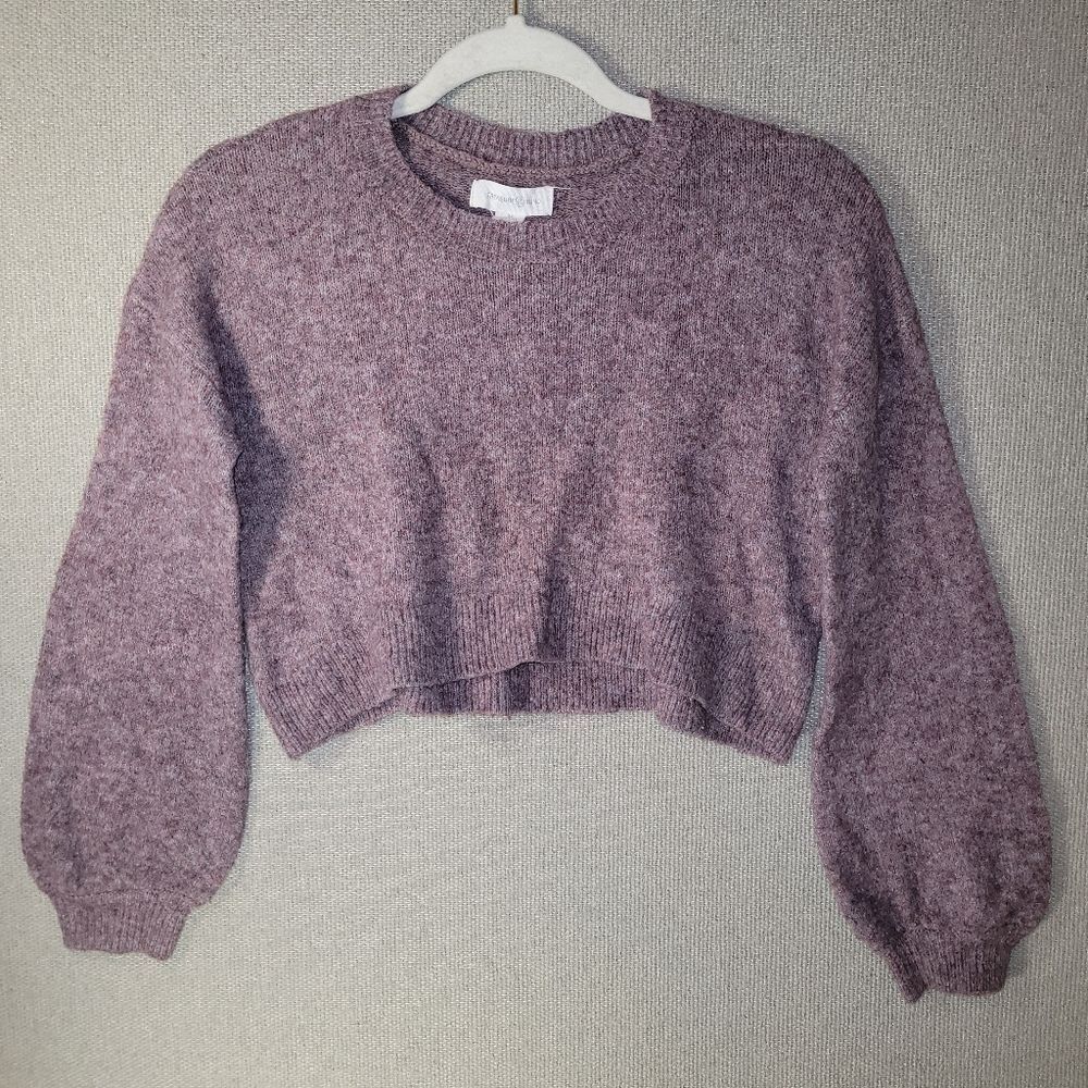 Treasure & Bond Size Medium Purple Brown Wool Blend Sweater
